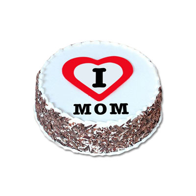 "Delicious round shape black forest cake - 1kg - Click here to View more details about this Product